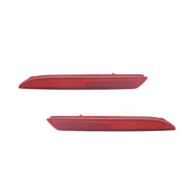 Rareelectrical - New Pair Of Reflector Lights Compatible With Honda Ev 2013-2014 33505-Slj-013 33555Slj013 - Image 2