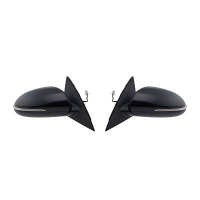 Rareelectrical - New Door Mirror Pair Compatible With Kia Optima 87610-D5000 Power Non-Heated 87620 87610 D5000 - Image 1