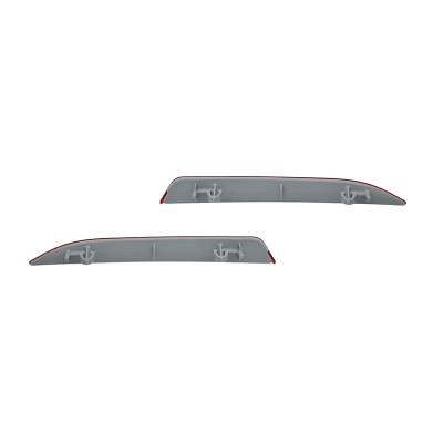 RAREELECTRICAL - New Pair Of Reflector Light Compatible With Ford Taurus 2015-2016 Dg1z15a449b Fo1185104 Fo1184104 - Image 3