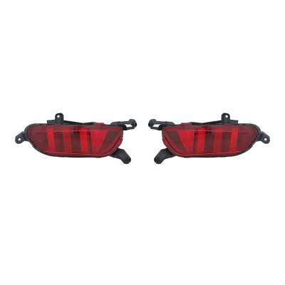 New Pair Of Reflector Light Compatible With Mazda Cx-3 2016 Ma1184107 Db4g-51-5L0 Db4g515m0