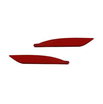 Rareelectrical - New Pair Of Reflector Lights Compatible With Hyundai Sonata 2011-2012 Hy2830102 92406-3S000 - Image 1