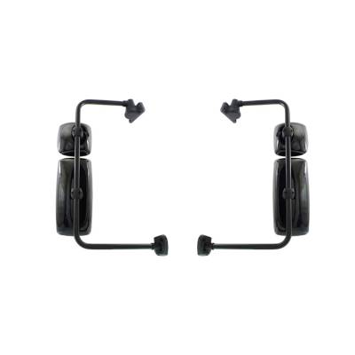 Rareelectrical - New Pair Of Door Mirrors Fits Freightliner Heavy Duty M2 100 2004-2016 With Arm - Image 1