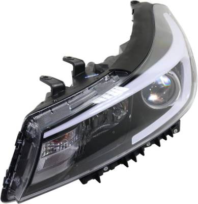 Rareelectrical - New Left Halogen Headlight Compatible With Kia Forte5 Ex Hatchback 4 Door 2.0L 2017 2018 By Part - Image 3