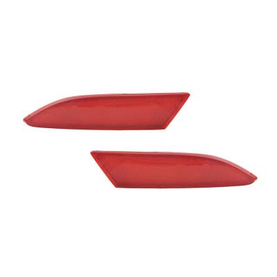 New Reflector Light Pair Compatible With Ford Focus Sedan 2012-2017 Fo1185101 Fo1184101 Bm5z 13A565