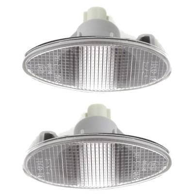 Rareelectrical - New Pair Of Daytime Running Lights Compatible With Mitsubishi Lancer 2.0L 2.4L 2004 2005 2006 2007 - Image 1