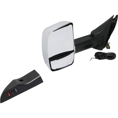 New Left Mirror Compatible With Ford E-150 E-250 E-350 Super Duty E-450 Super Duty 2008-2012 By Part