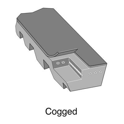 Rareelectrical - New Cogged OEM Replacement Belt 35 1/2" Belt Length By Part Numbers 265-586 606136 - Image 5