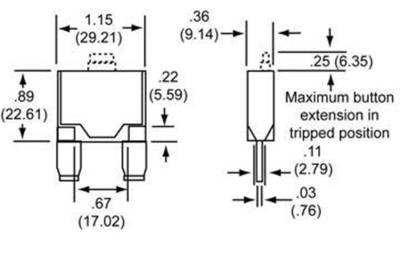 New Cooper Bussman Circuit Breaker Compatible With 0-12Vdc 40A Automatic Type I Cb1911-40