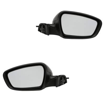 Rareelectrical - New Pair Of Mirror Compatible With Kia Forte5 Forte 2017 2018 By Ki1321213 Ki1320213 8150141 8150142 - Image 2