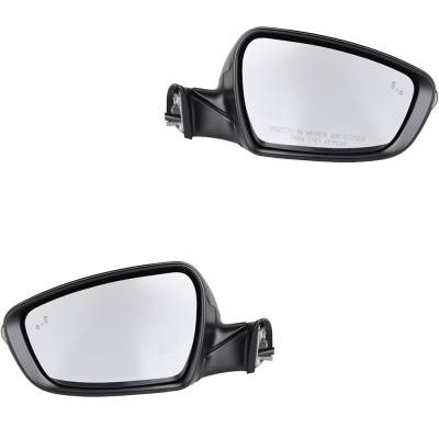 Rareelectrical - New Pair Of Mirror Compatible With Kia Forte5 Forte 2017 2018 By Ki1321215 Ki1320215 8150171 8150172 - Image 1
