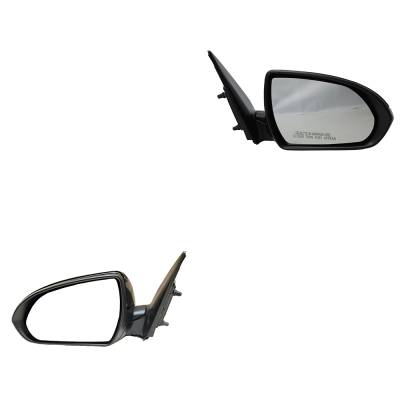 Rareelectrical - New Pair Of Mirror Compatible With Hyundai Elantra 2019 2020 By Hy1321266 Hy1320266 7710871 7710872 - Image 2