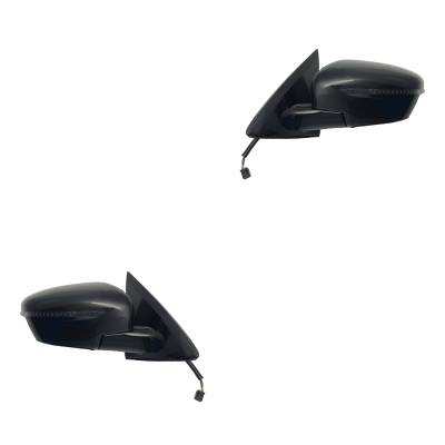 Rareelectrical - New Pair Of Mirror Compatible With Nissan Pathfinder 2018 2019 2020 By Ni1321318 Ni1320318 5720431 - Image 1