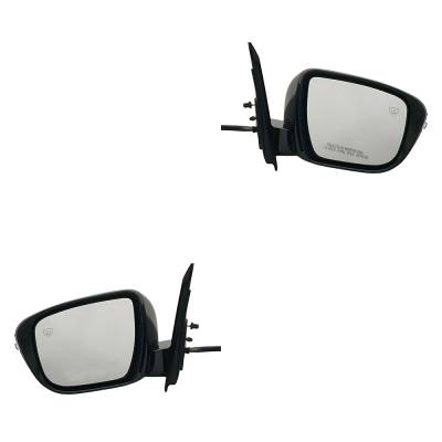 Rareelectrical - New Pair Of Mirror Compatible With Nissan Pathfinder 2018 2019 2020 By Ni1321319 Ni1320319 5720441 - Image 3