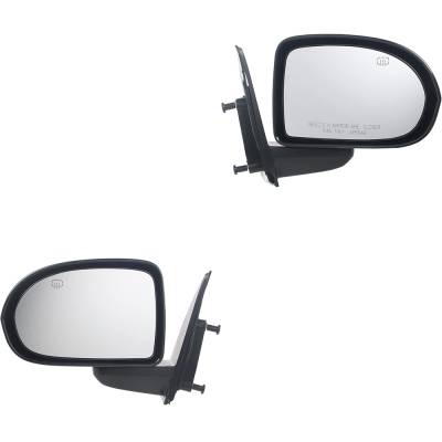 Rareelectrical - New Pair Of Mirror Compatible With Jeep Compass 2007 2008 2009 2010 2011 2012 2013 By Ch1321262 - Image 1