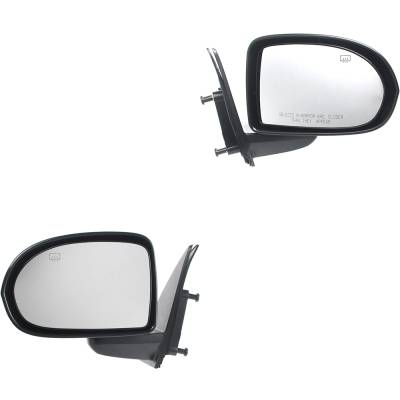 Rareelectrical - New Pair Of Mirror Compatible With Jeep Compass 2014 2015 By Ch1321422 Ch1320422 4170141 4170142 - Image 1