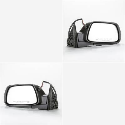 Rareelectrical - New Pair Of Mirror Compatible With Jeep Grand Cherokee 2005 2006 2007 2008 By Ch1321221 Ch1320221 - Image 1