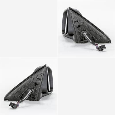 Rareelectrical - New Pair Of Mirror Compatible With Jeep Grand Cherokee 2005 2006 2007 2008 By Ch1321221 Ch1320221 - Image 3