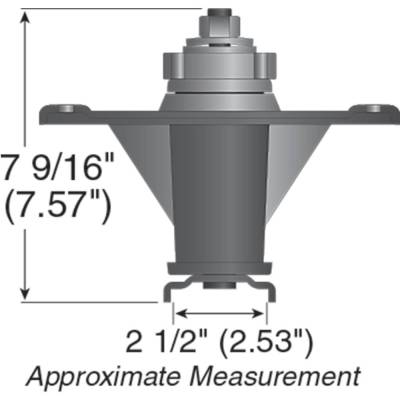 Rareelectrical - New Spindle Assembly Compatible With Toro 74247 74242 74264 74245 74252 74251 74250 74244 74239 - Image 3