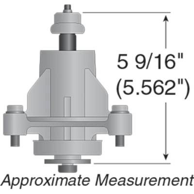 Rareelectrical - New Spindle Assembly Compatible With Poulan Pro-Xt24h48yt Pro-Prgt25h48a By Part Numbers 174358 - Image 1