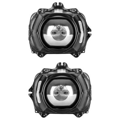 Rareelectrical - New Pair Of Headlights Compatible With Toyota 4Runner Pickup 1987 1988 1989 1990 1991 1992 1993 1994 - Image 2