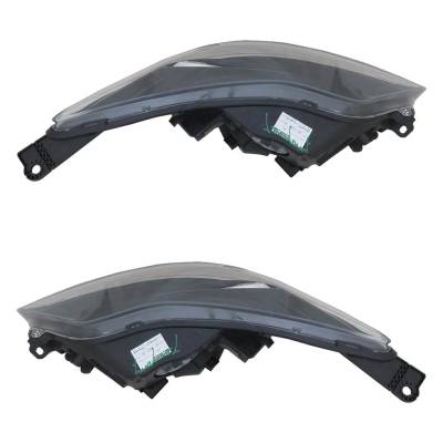 Rareelectrical - New Pair Of Headlights Compatible With Ford Focus 2.0L 2012 2013 2014 By Part Numbers 762405-80709-6 - Image 5