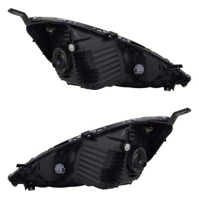 Rareelectrical - New Right Headlights Compatible With Honda Fit 1.5L 2012 2013 2014 By Part Numbers 762405-64816-3 - Image 1
