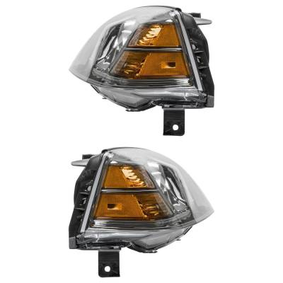 Rareelectrical - New Pair Of Headlights Compatible With Acura Mdx 3.5L 2004 2005 2006 By Part Numbers Ac2518107 - Image 3