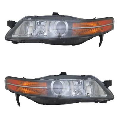 Rareelectrical - New Pair Of Tail Lights Compatible With Acura Tl 3.2L 2004 2005 By Part Numbers 762405-63884-3 - Image 2