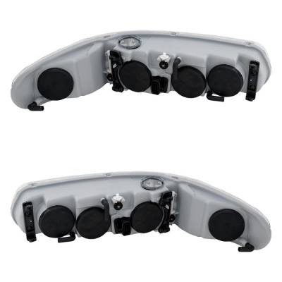 Rareelectrical - New Pair Of Headlights Compatible With Buick Century Regal 1997 By Part Numbers Gm2503183 10436485 - Image 3