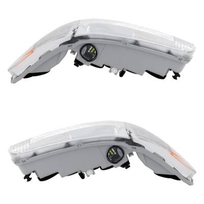 Rareelectrical - New Pair Of Headlights Compatible With Buick Century Regal 1997 By Part Numbers Gm2503183 10436485 - Image 4