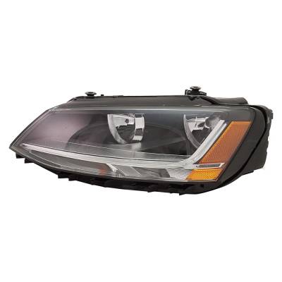 RAREELECTRICAL - New Left Halogen Headlight Compatible With Volkswagen Jetta Base Sedan 4 Door 2.0L 2015 By Part - Image 4