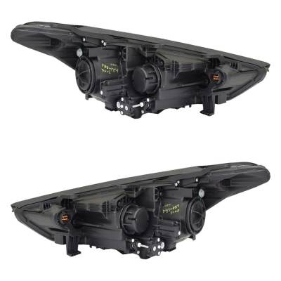 Rareelectrical - New Pair Of Headlights Compatible With Hyundai Santa Fe Sport 2.0L 2.4L 2017 2018 By Part Numbers - Image 1
