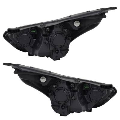 New Pair Of Headlights Compatible With Kia Forte Ex Sedan 2.0L 2019 2020 2021 By Part Number