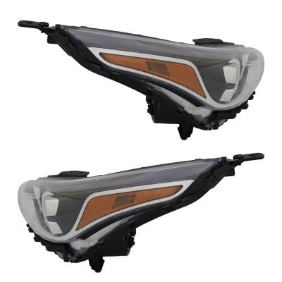 Rareelectrical - New Pair Of Headlights Compatible With Kia Forte Gt-Line Sedan 2.0L 2020 2021 By Part Number - Image 3
