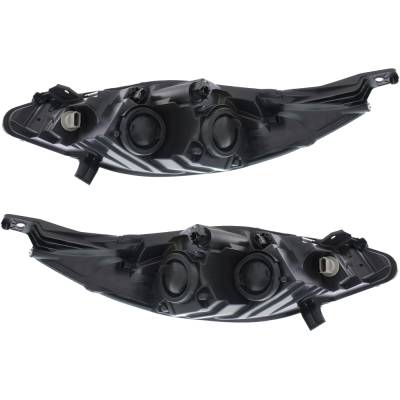 Rareelectrical - New Pair Of Headlights Compatible With Ford Fiesta Se Hatchback Sedan 4-Door 1.6L 2012 2013 By Part - Image 3