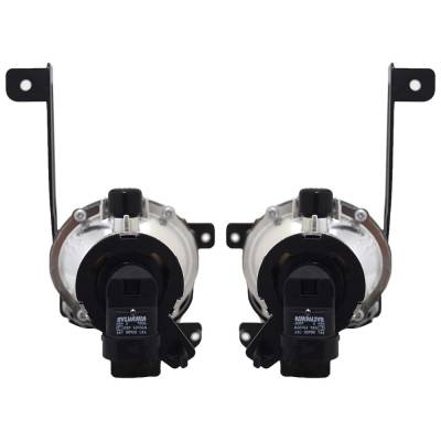 Rareelectrical - New Pair Of Fog Lights Compatible With Kia Seltos 1.6L 2.0L 2021 2022 2023 By Part Numbers Ki2593168 - Image 1