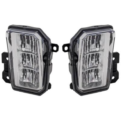 Rareelectrical - New Pair Of Fog Lights Compatible With Subaru Forester 2.5L 2019 2020 2021 2022 2023 2024 By Part - Image 1