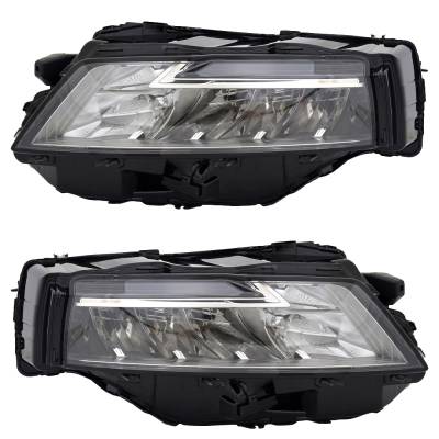 Rareelectrical - New Pair Of Headlights Compatible With Nissan Rogue Sv Sport Utility 4-Door 1.5L 2.5L 2021 2022 2023 - Image 2