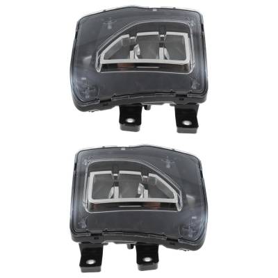 Rareelectrical - New Pair Of Daytime Running Lights Compatible With Chevrolet Silverado 1500 Silverado 1500 Ld 2016 - Image 1