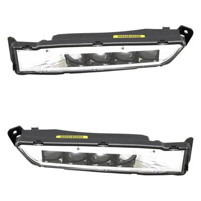 Rareelectrical - New Pair Of Daytime Running Lights Compatible With Honda Accord 1.5L 2.0L 2018 2019 2020 By Part - Image 1