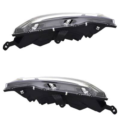 Rareelectrical - New Pair Of Headlights Compatible With Honda Odyssey Elite Mini Passenger Van 4-Door 3.5L 2021 2022 - Image 5