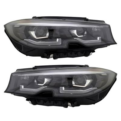 Rareelectrical - New Pair Of Headlights Compatible With Bmw 330I Gt Xdrive 330I Xdrive 330I 330E 330E Xdrive - Image 2