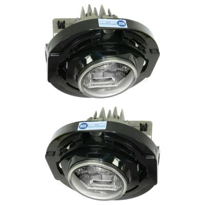 Rareelectrical - New Pair Of Daytime Running Lights Compatible With Jeep Chrysler Dodge Grand Cherokee 300 Charger - Image 1