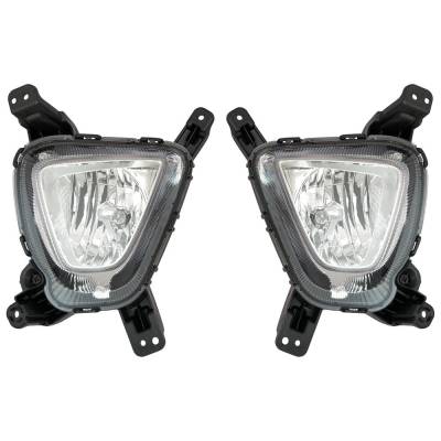 Rareelectrical - New Pair Of Daytime Running Lights Compatible With Kia Sorento 2.0L 2.4L 3.3L 2016 2017 2018 By Part - Image 2