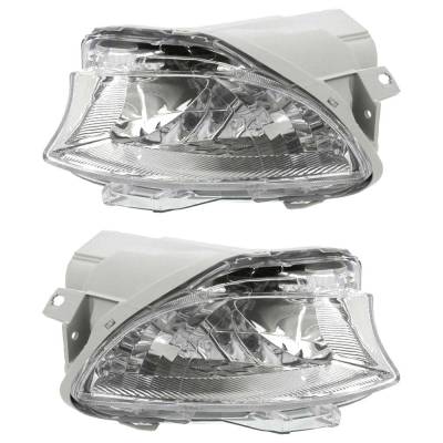 Rareelectrical - New Pair Of Daytime Running Lights Compatible With Lexus Ls460 Ls600h 4.6L 5.0L 2007 2008 2009 By - Image 1