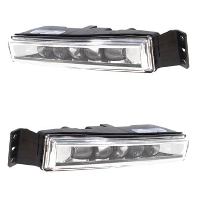 Rareelectrical - New Pair Of Daytime Running Lights Compatible With Honda Accord 2.0L 2.4L 3.5L 2016 2017 By Part - Image 1