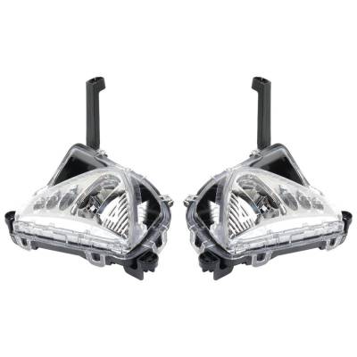 Rareelectrical - New Pair Of Daytime Running Lights Compatible With Toyota Prius 1.8L 2016 2017 2018 By Part Numbers - Image 3