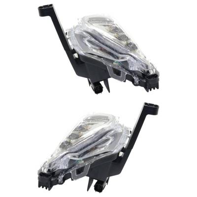 Rareelectrical - New Pair Of Daytime Running Lights Compatible With Toyota Prius 1.8L 2016 2017 2018 By Part Numbers - Image 4