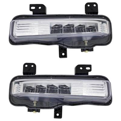New Pair Of Fog Lights Compatible With Ford Explorer 2.3L 3.0L 3.3L 2020 2021 2022 2023 By Part