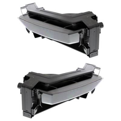 Rareelectrical - New Pair Of Daytime Running Lights Compatible With Honda Accord 2.4L 3.5L 2014 2015 By Part Numbers - Image 1